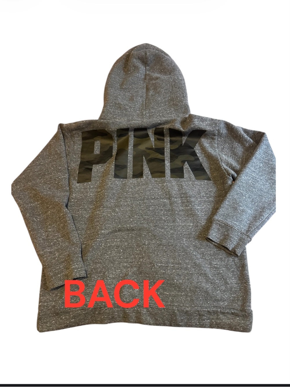 Victoria's Secret PINK Gray Pullover Hoodie-
Size L